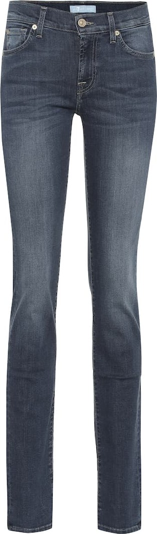 7 For All Mankind Roxanne mid-rise skinny jeans