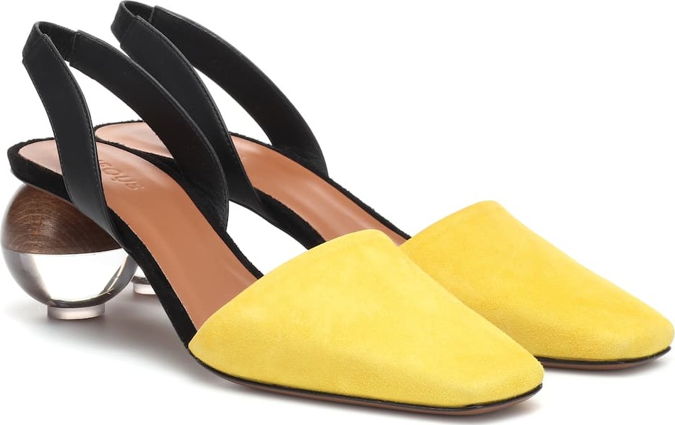 Neous Lancastella suede slingback pumps