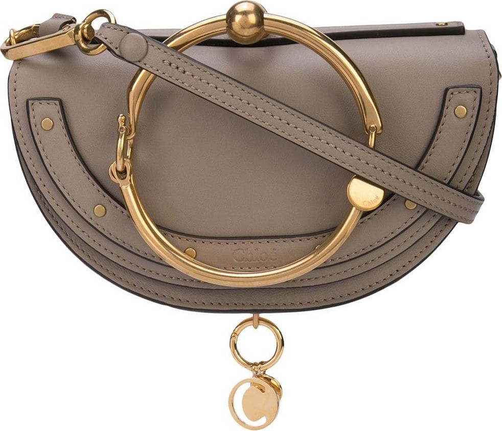 Chloe Grey Nile Minaudiere bag
