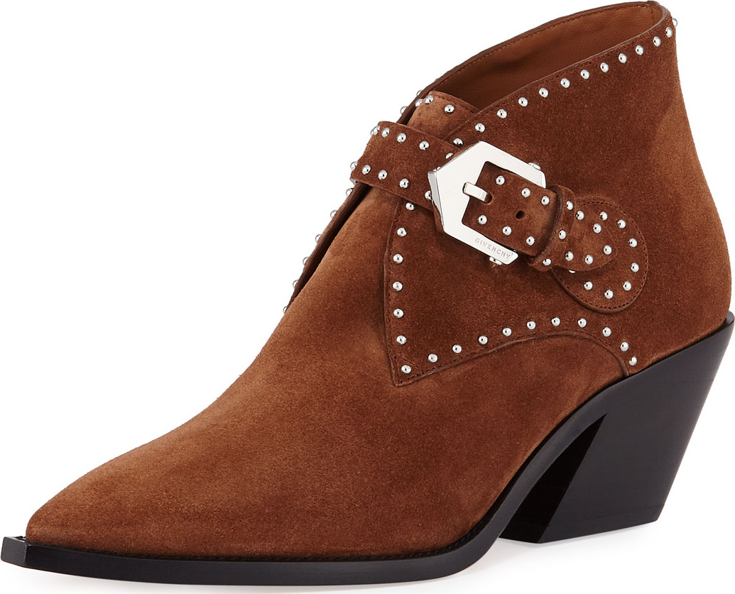 Givenchy Elegant Studded Western Bootie