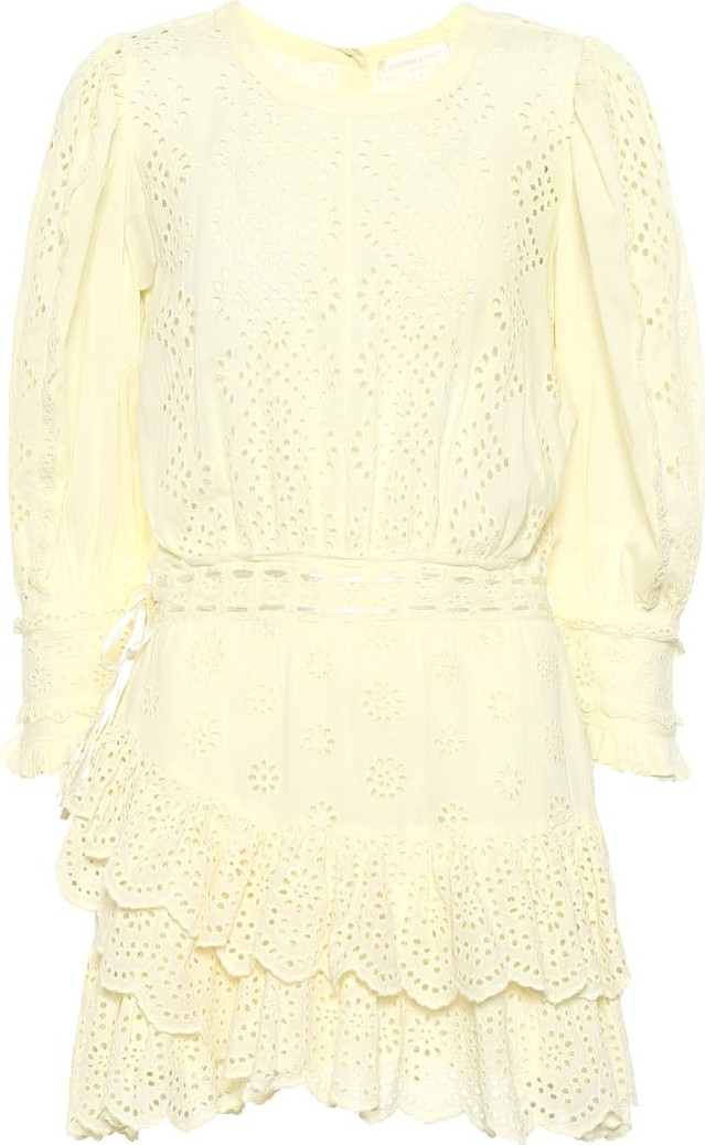 LOVESHACKFANCY Lorelei cotton minidress