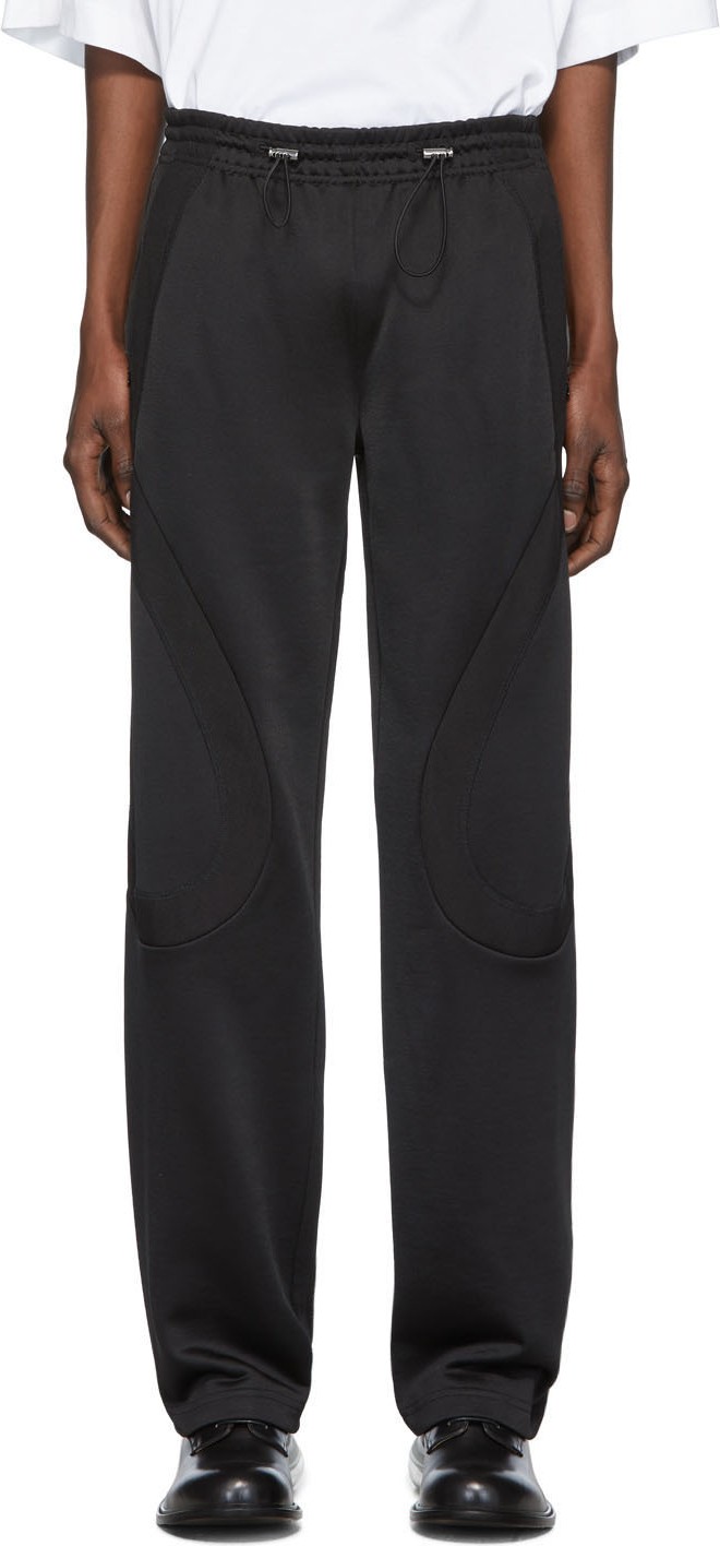 Kiko Kostadinov Black Lasso Knee Trousers