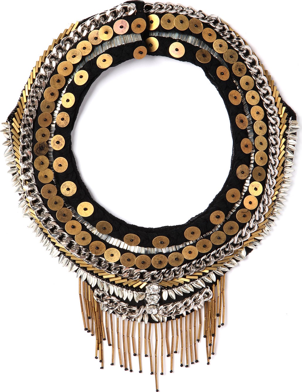 Mignonne Gavigan New York Petite Layne Beaded Necklace  Black