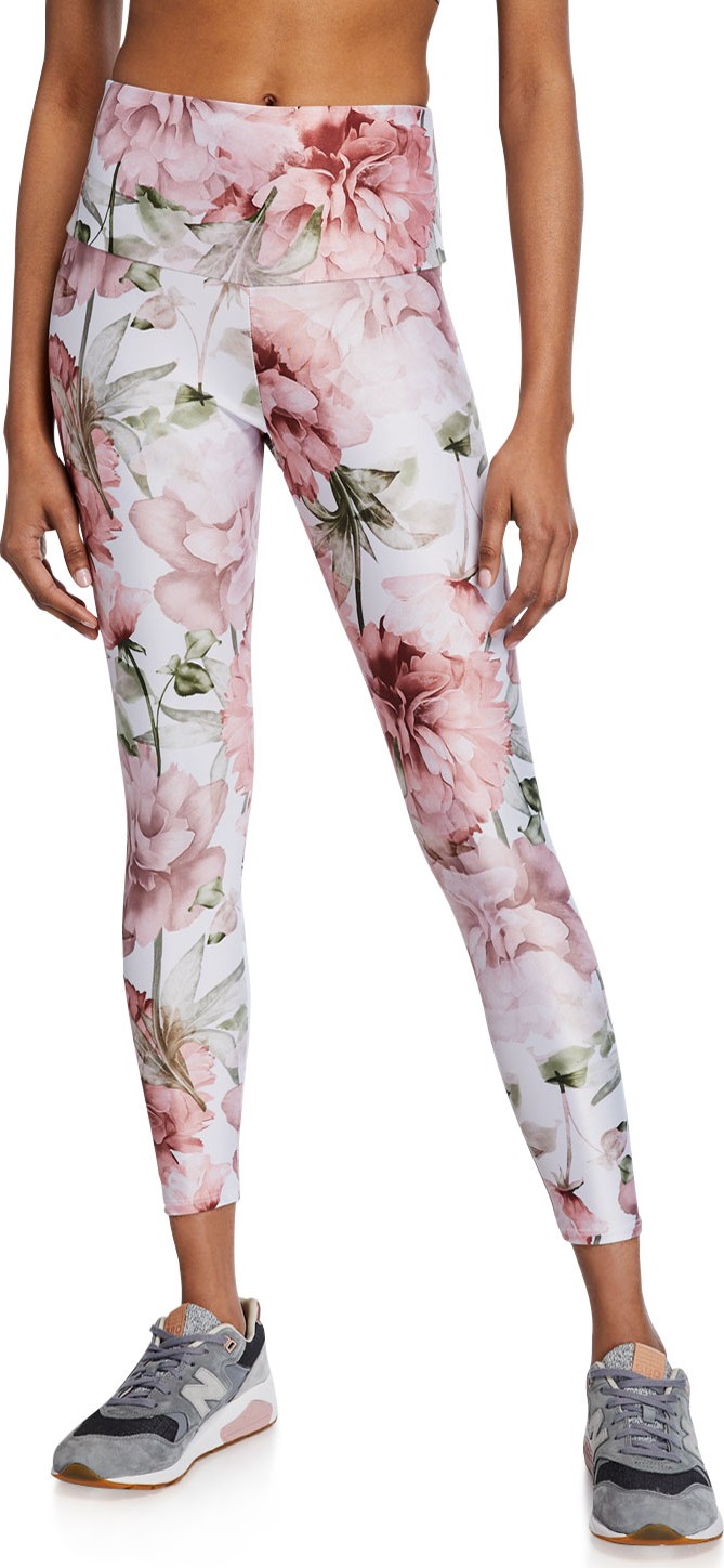 ONZIE Floral High Basic Midi Leggings