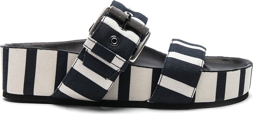 Rag & Bone Canvas Evin Slides