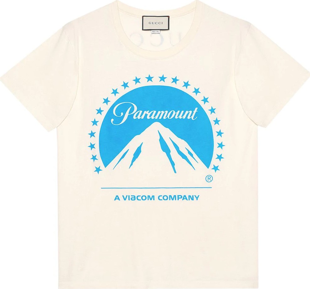 Gucci Oversize T-shirt with Paramount logo