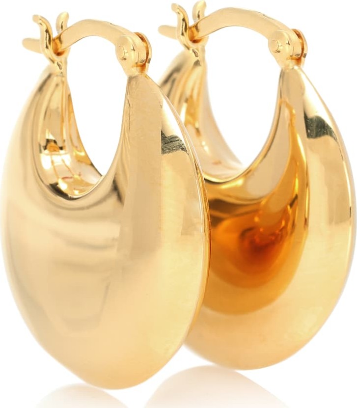 Sophie Buhai Classic Cowbell 18kt gold earrings