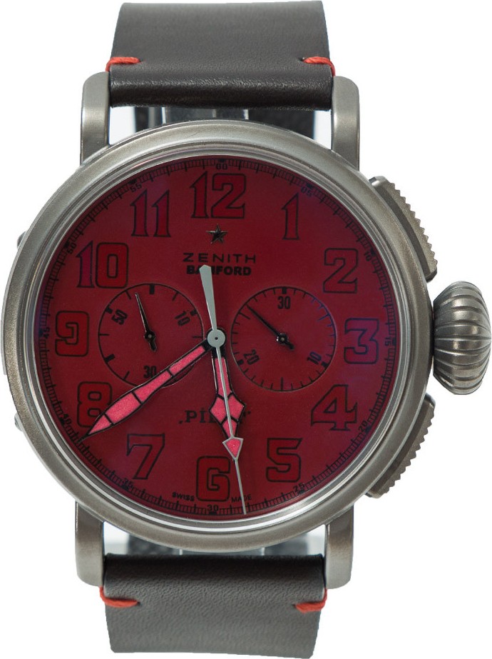 Bamford Watch Department Red Zenith Type 20 Chrono 'Ton Up'