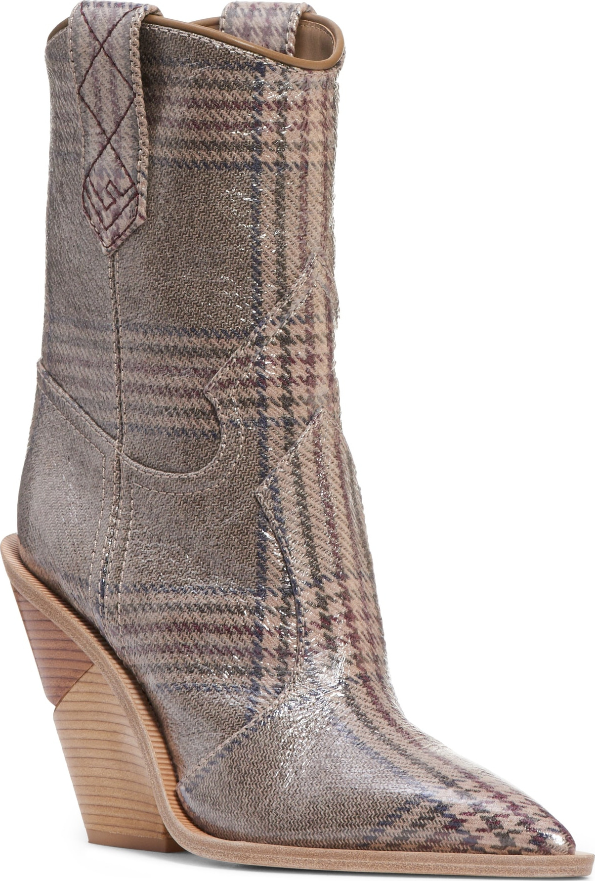 Fendi Cutwalk Plaid Bootie
