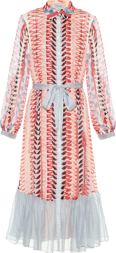 Temperley London Sweet Pea printed silk midi dress