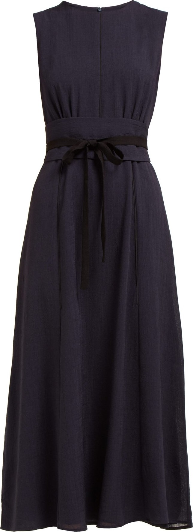 Cefinn Tie-waist voile midi dress