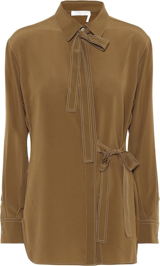 Chloe Silk crêpe de chine shirt