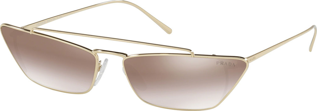 Prada Slim Cat-Eye Mirrored Sunglasses