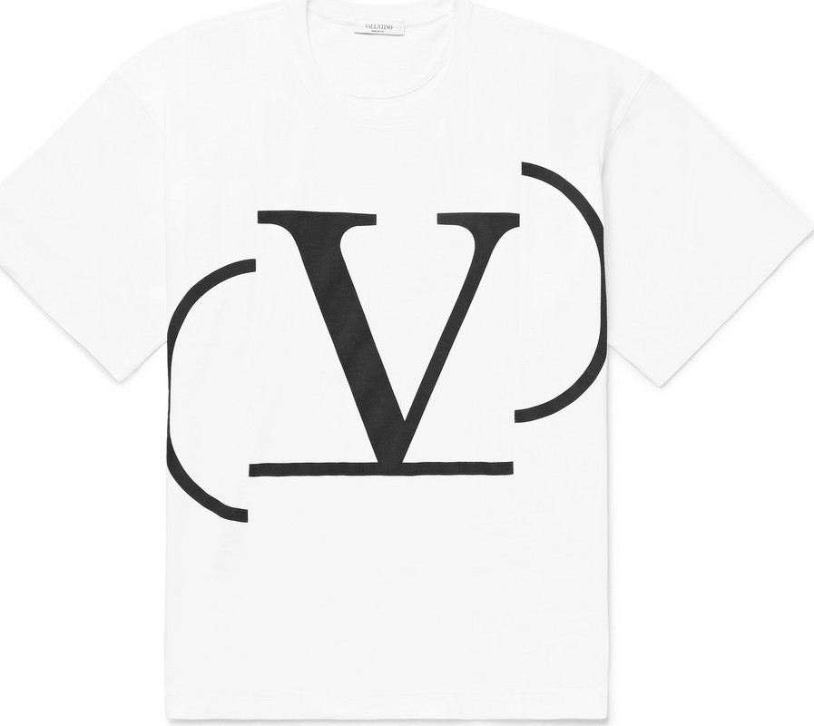 Valentino Oversized Logo-Print Cotton-Jersey T-Shirt