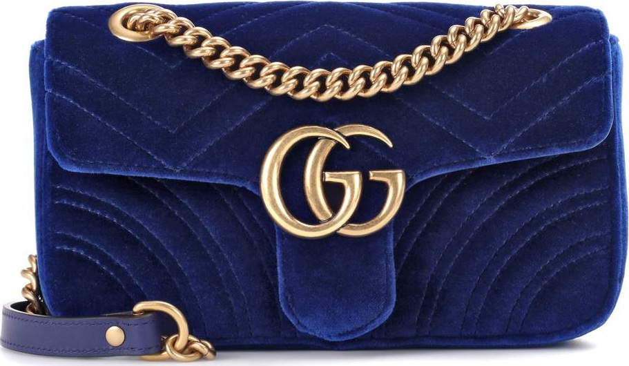 Gucci GG Marmont Mini velvet shoulder bag