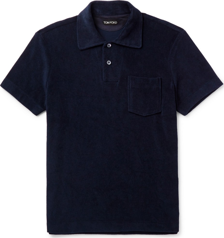 TOM FORD Cotton-Terry Polo Shirt