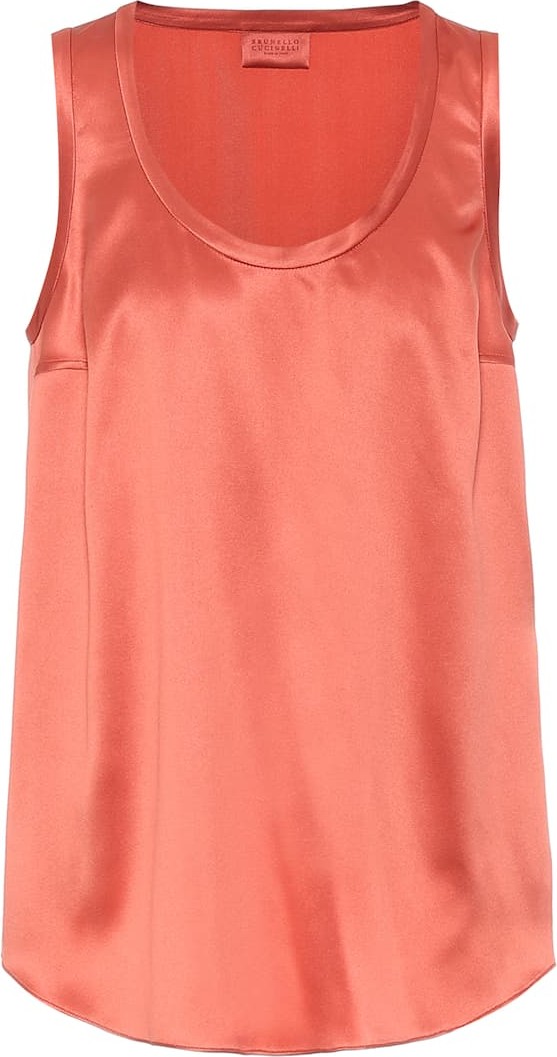 Brunello Cucinelli Exclusive to Mytheresa – Stretch-silk tank top