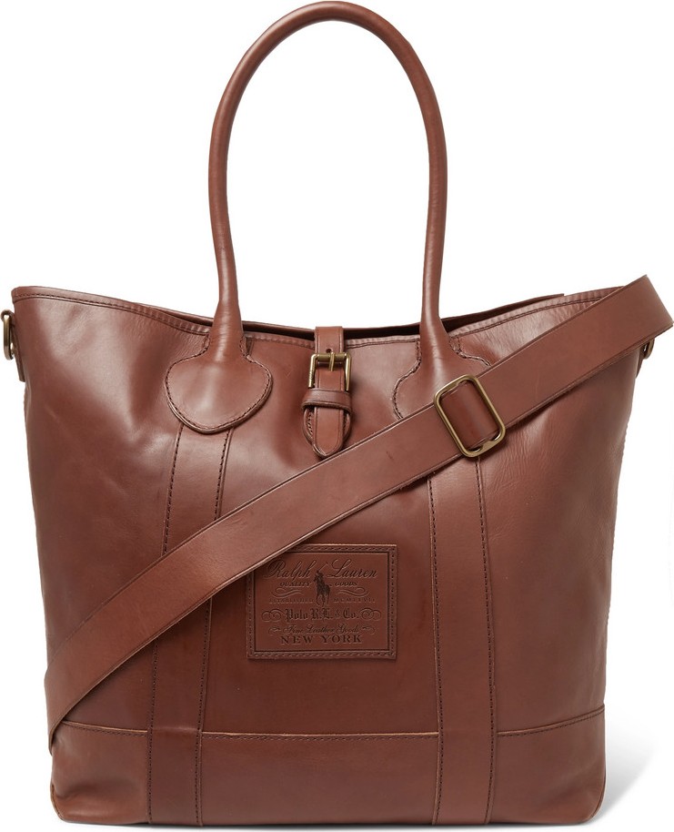 Polo Ralph Lauren Leather Tote Bag