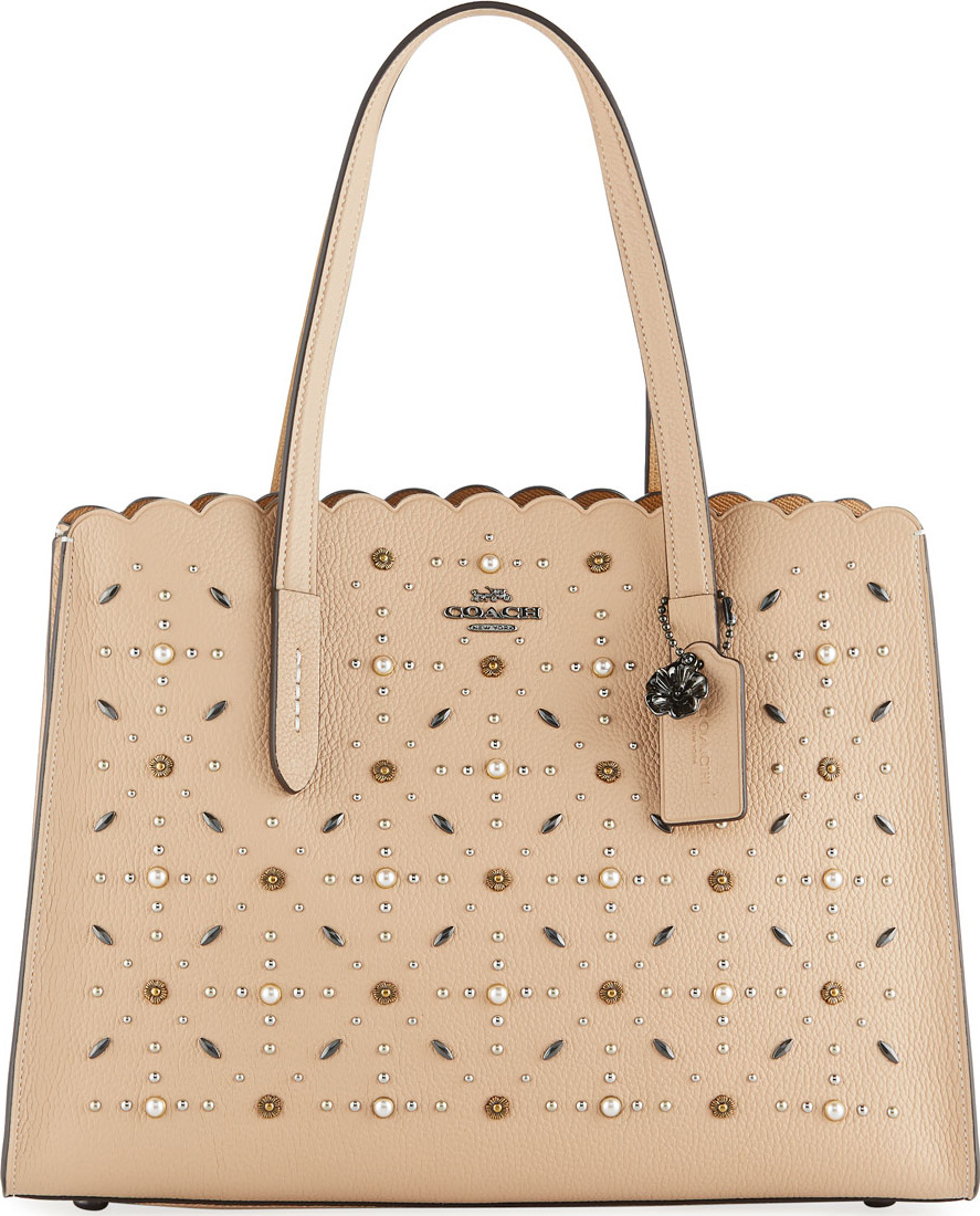COACH 1941 Charlie Prairie Rivets Carryall Tote Bag
