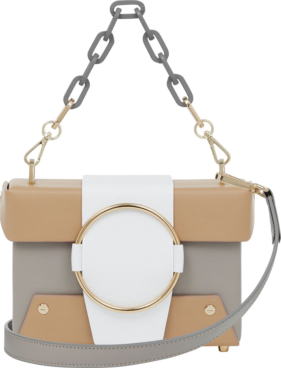 Yuzefi Asher Colorblock Leather Crossbody Bag