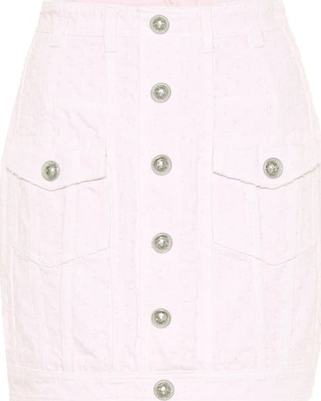 Balmain Denim miniskirt