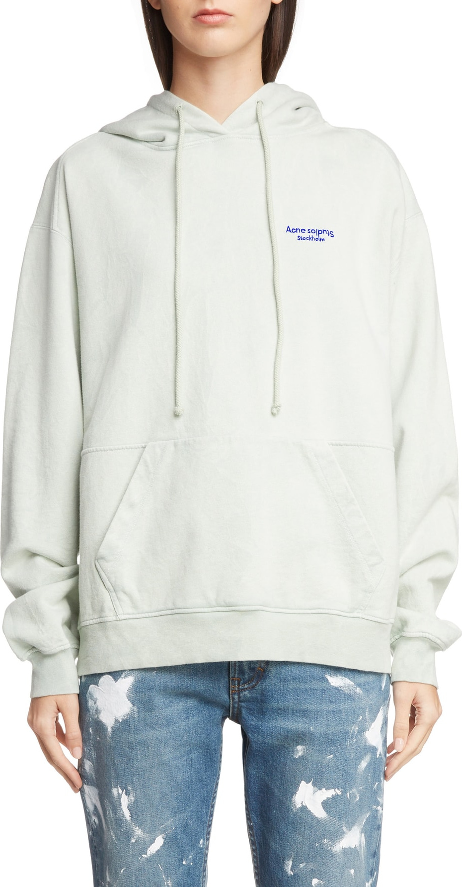 Acne Studios Embroidered Logo Hoodie