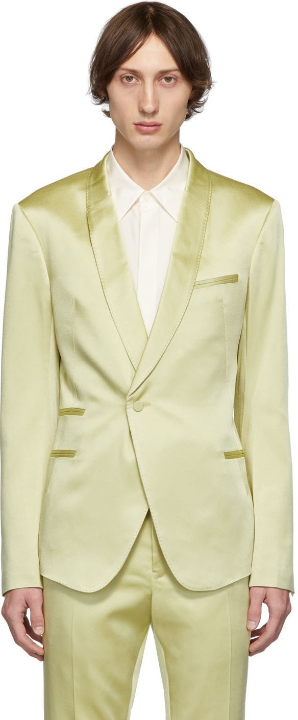 Haider Ackermann Yellow Evening Blazer