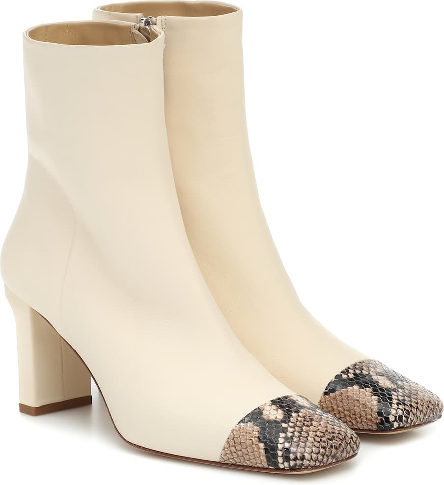 Aeyde Belle leather ankle boots
