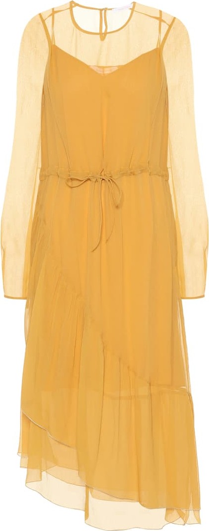 See By Chloé Silk midi dress