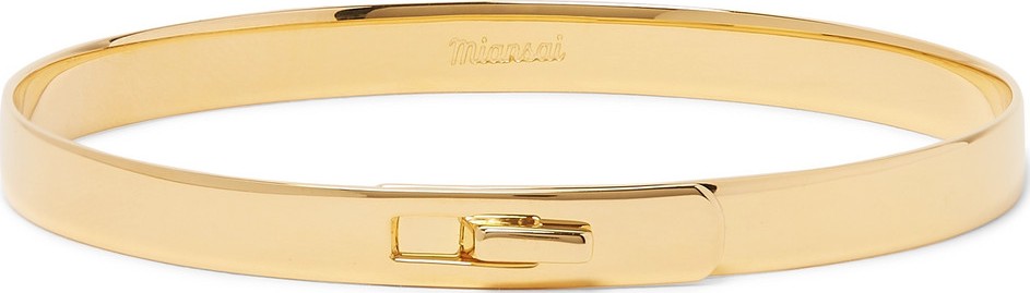 Miansai Standard 18-Karat Gold-Plated Cuff