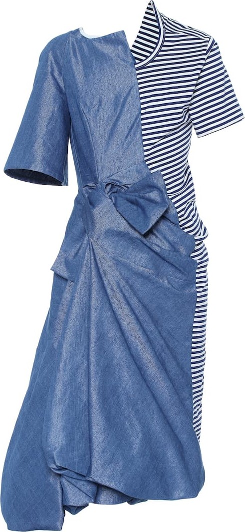 Junya Watanabe Cotton-blend midi dress