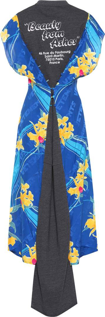 Vetements Silk and wool maxi dress