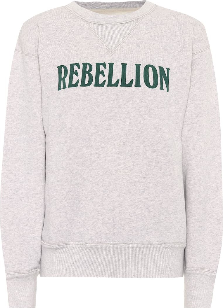 Isabel Marant Etoile Rise cotton-blend jersey sweatshirt