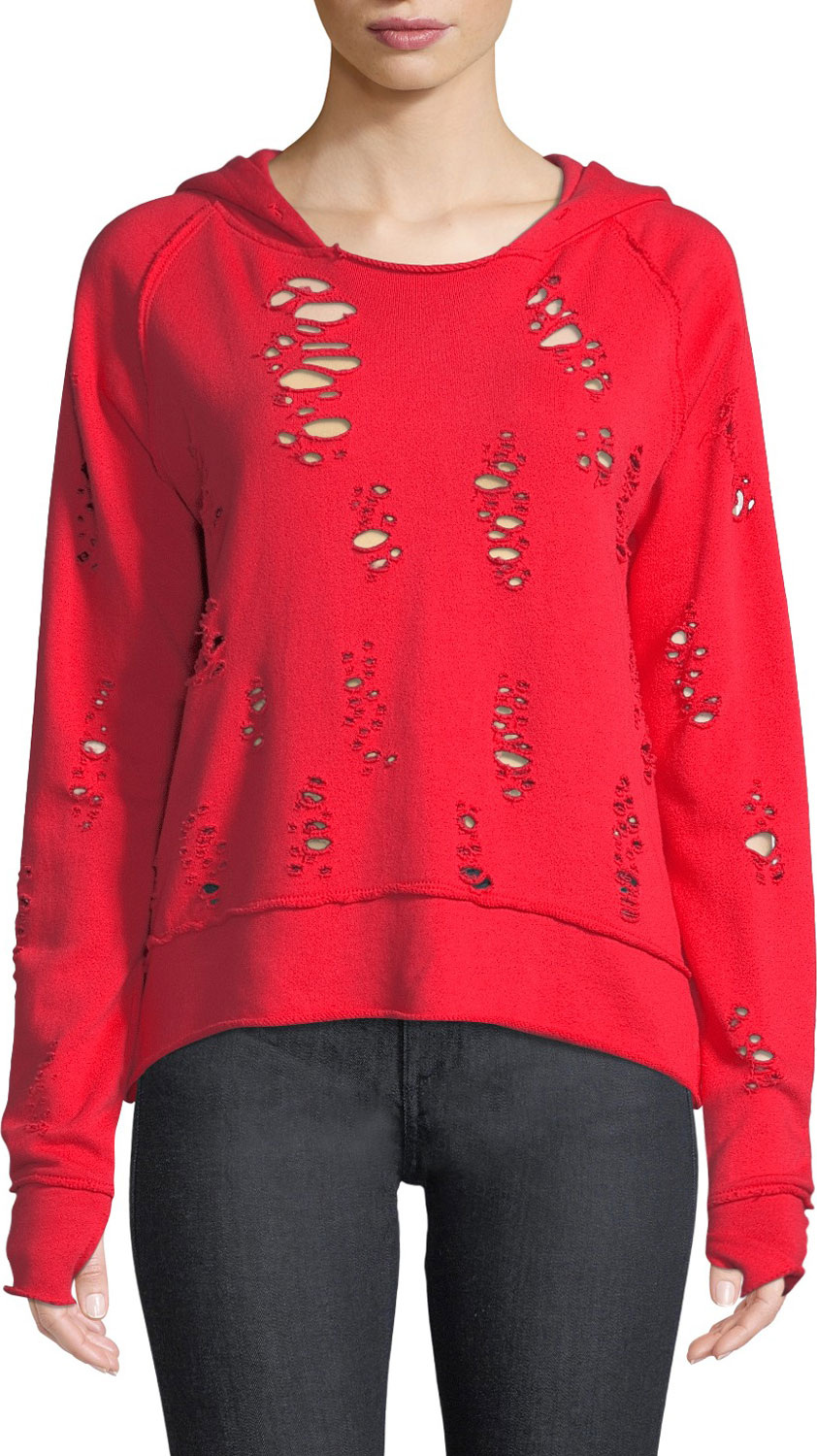 Generation Love Sierra Destroyed Hooded Sweater