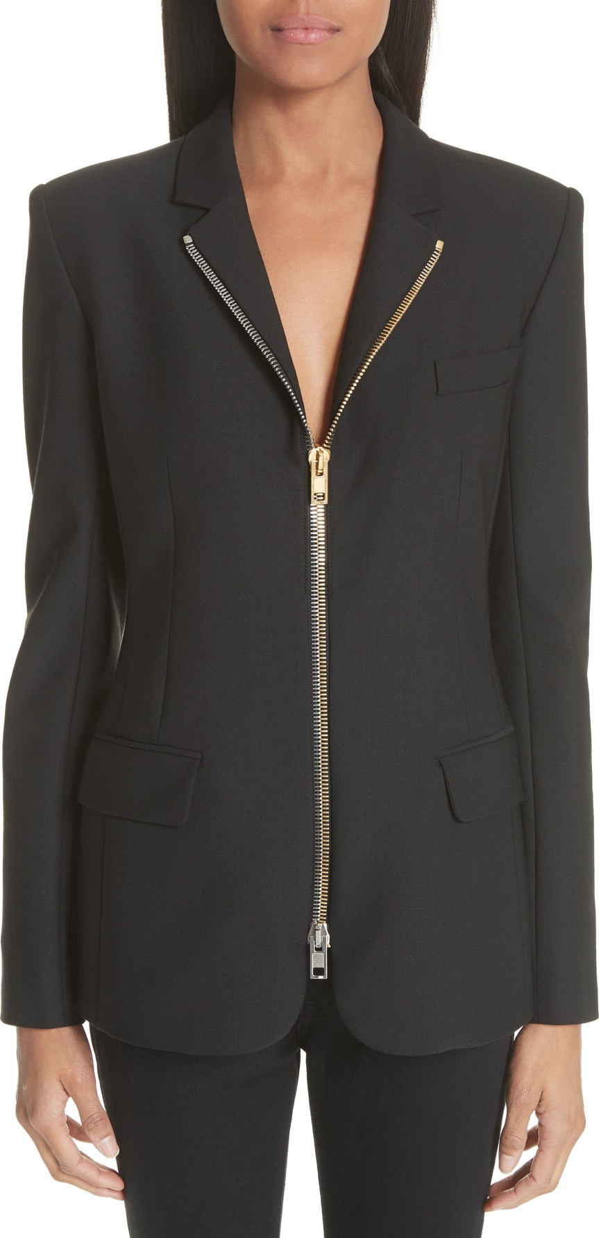 Alexander Wang Zip Front Blazer