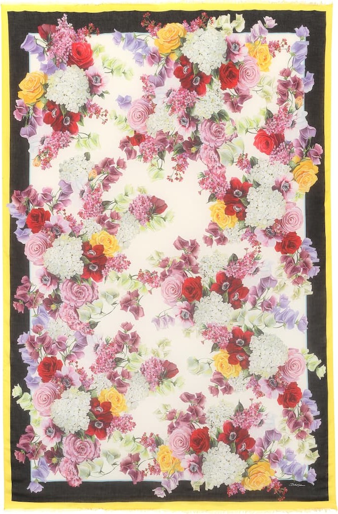 Dolce & Gabbana Modal and cashmere scarf