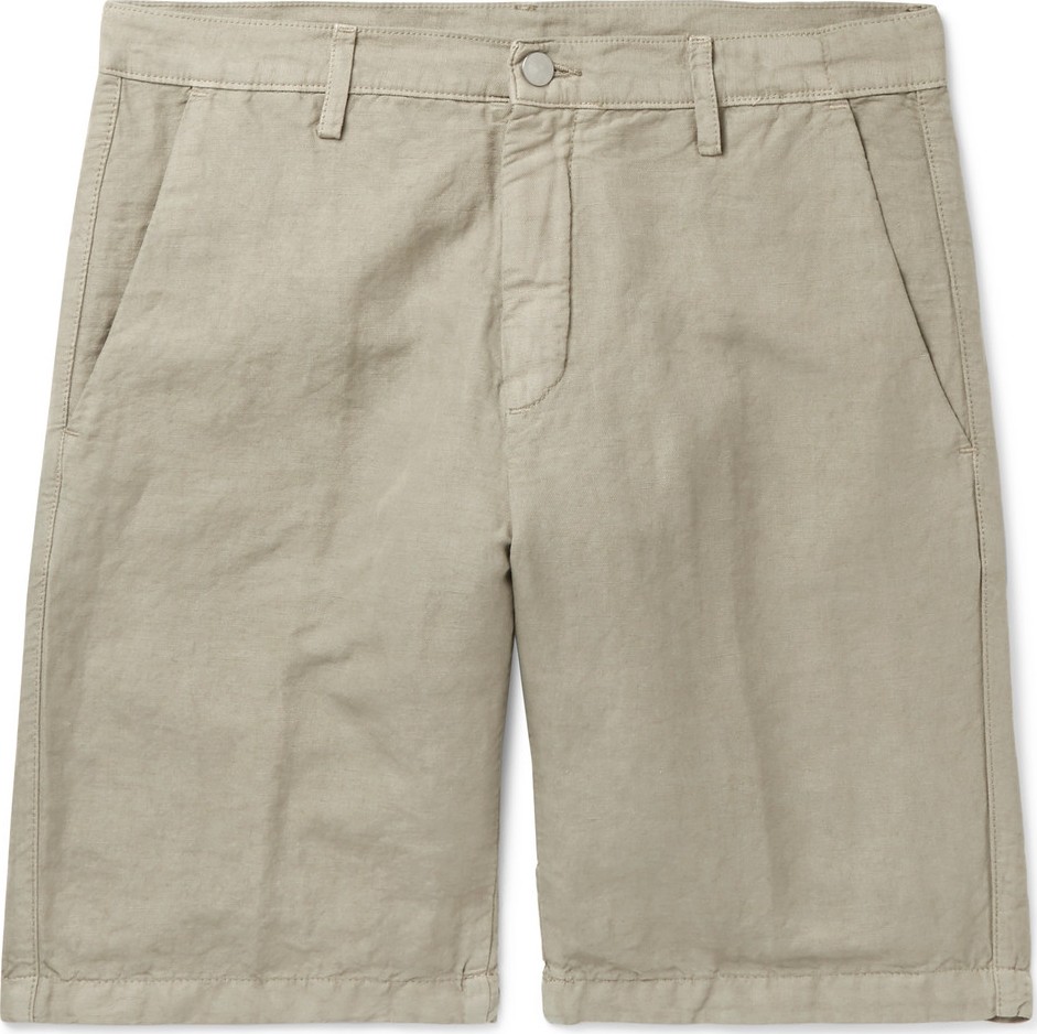 Massimo Alba Linen and Cotton-Blend Shorts