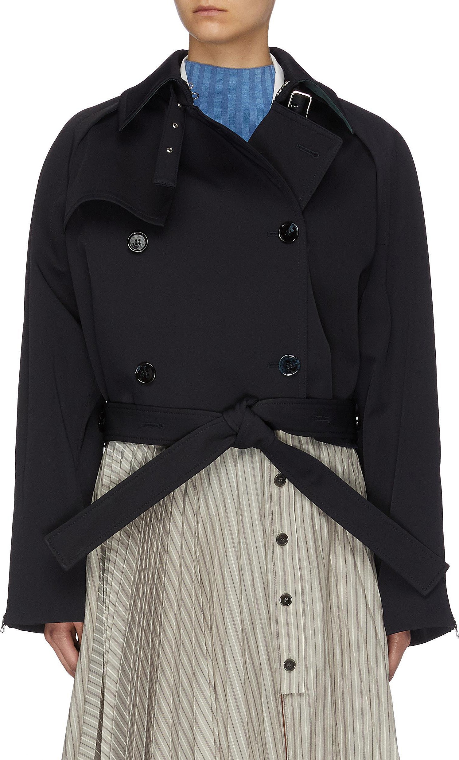 Acne Studios 'Odeda' Cropped Trench Coat