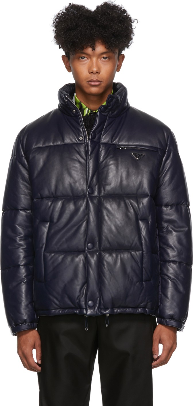 Prada Blue Padded Light Jacket