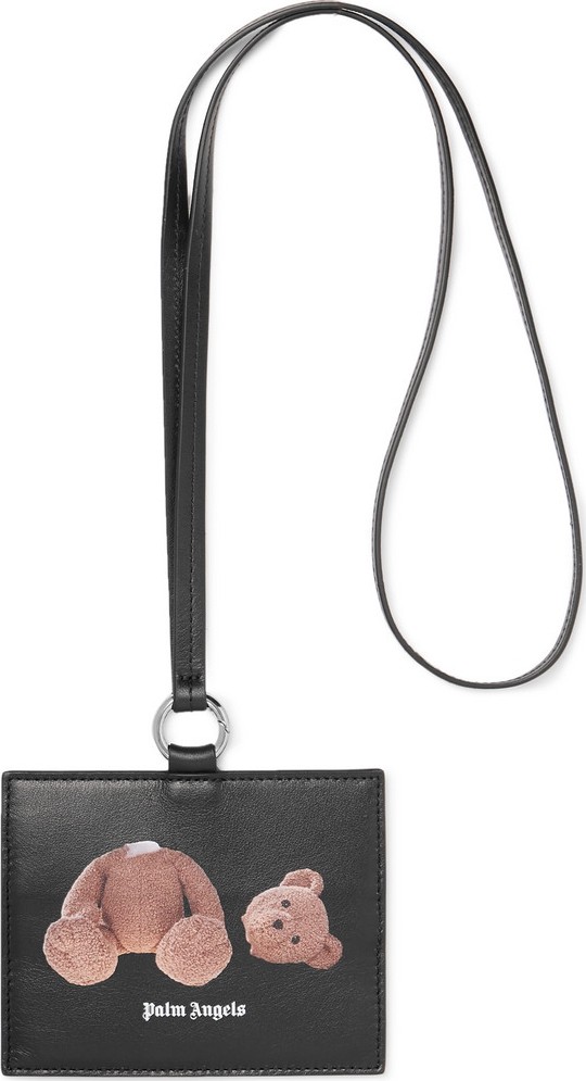 Palm Angels Printed Leather Lanyard Cardholder
