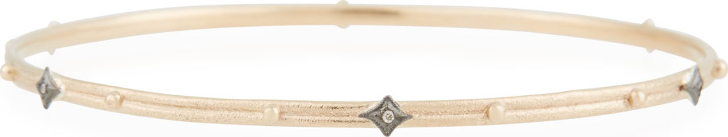 Armenta New World Champagne Diamond Crivelli Bangle Bracelet