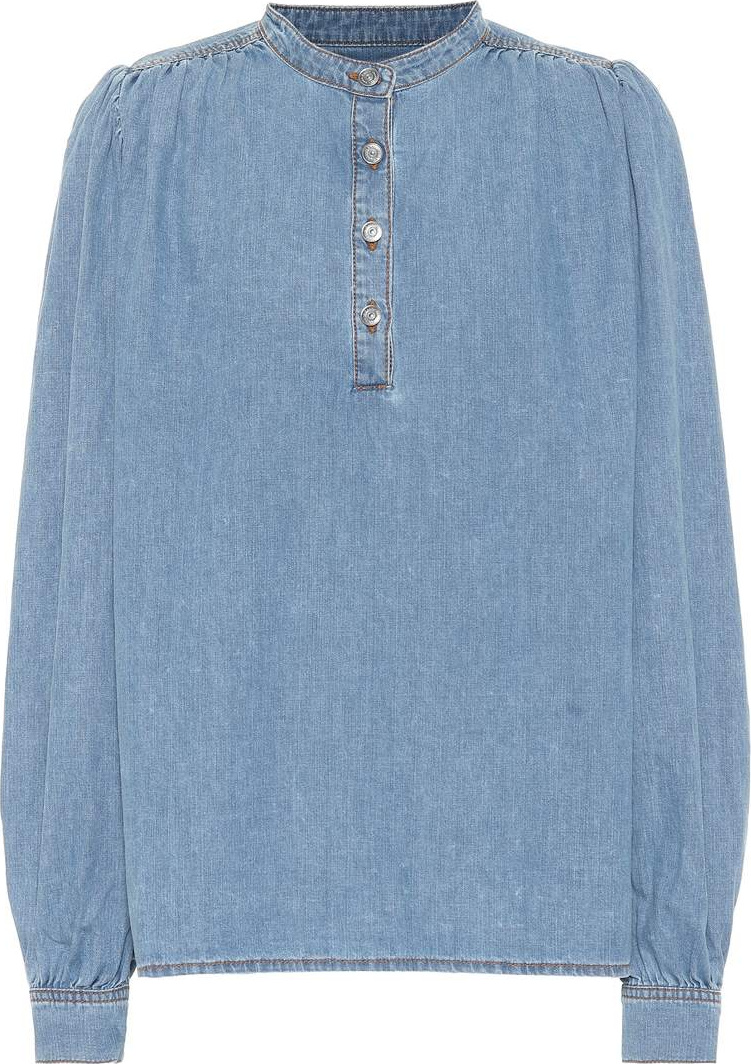 Ganni Denim blouse