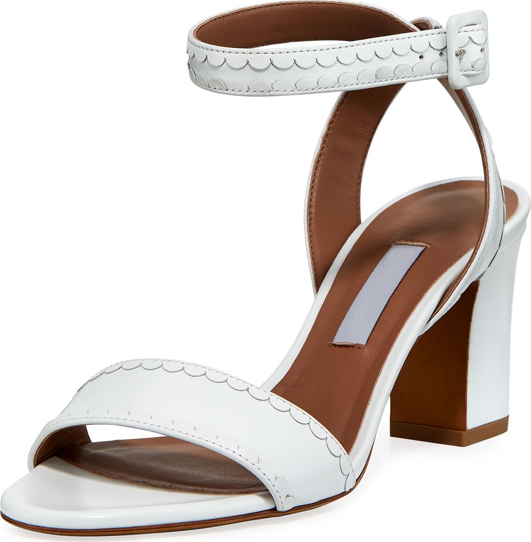 Tabitha Simmons Leticia Frill Leather Sandals