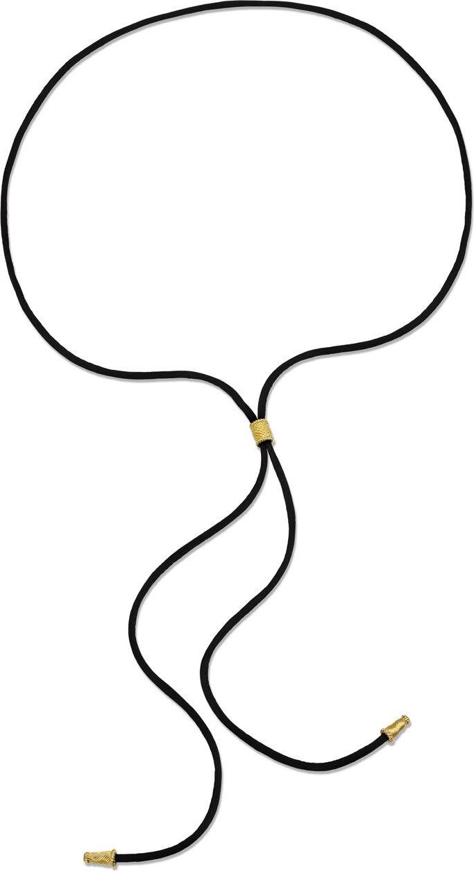 Cynthia Bach 18k Gold & Silk Cord Necklace