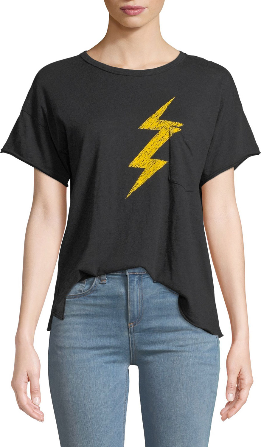 Rag & Bone Lightning Vintage Graphic Crewneck Tee