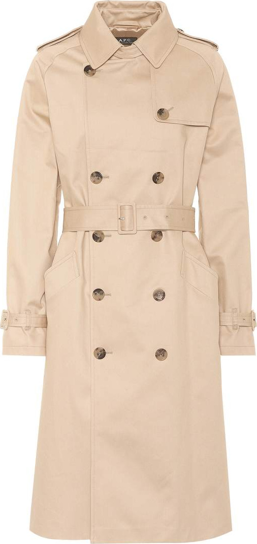 A.P.C. Greta cotton gabardine trench coat