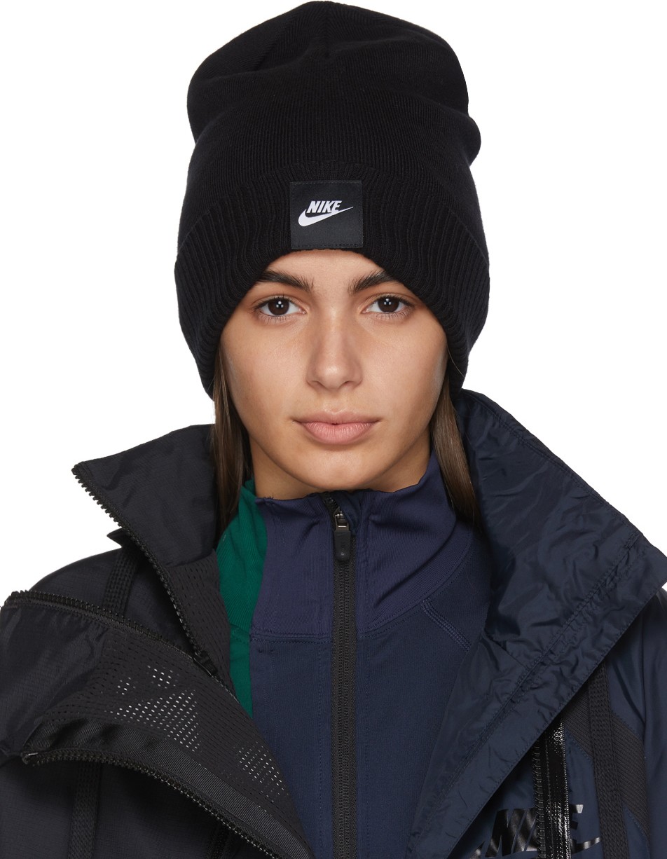Nike Black Logo Beanie