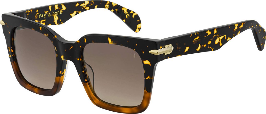 Rag & Bone RNB1014S Square Acetate Sunglasses