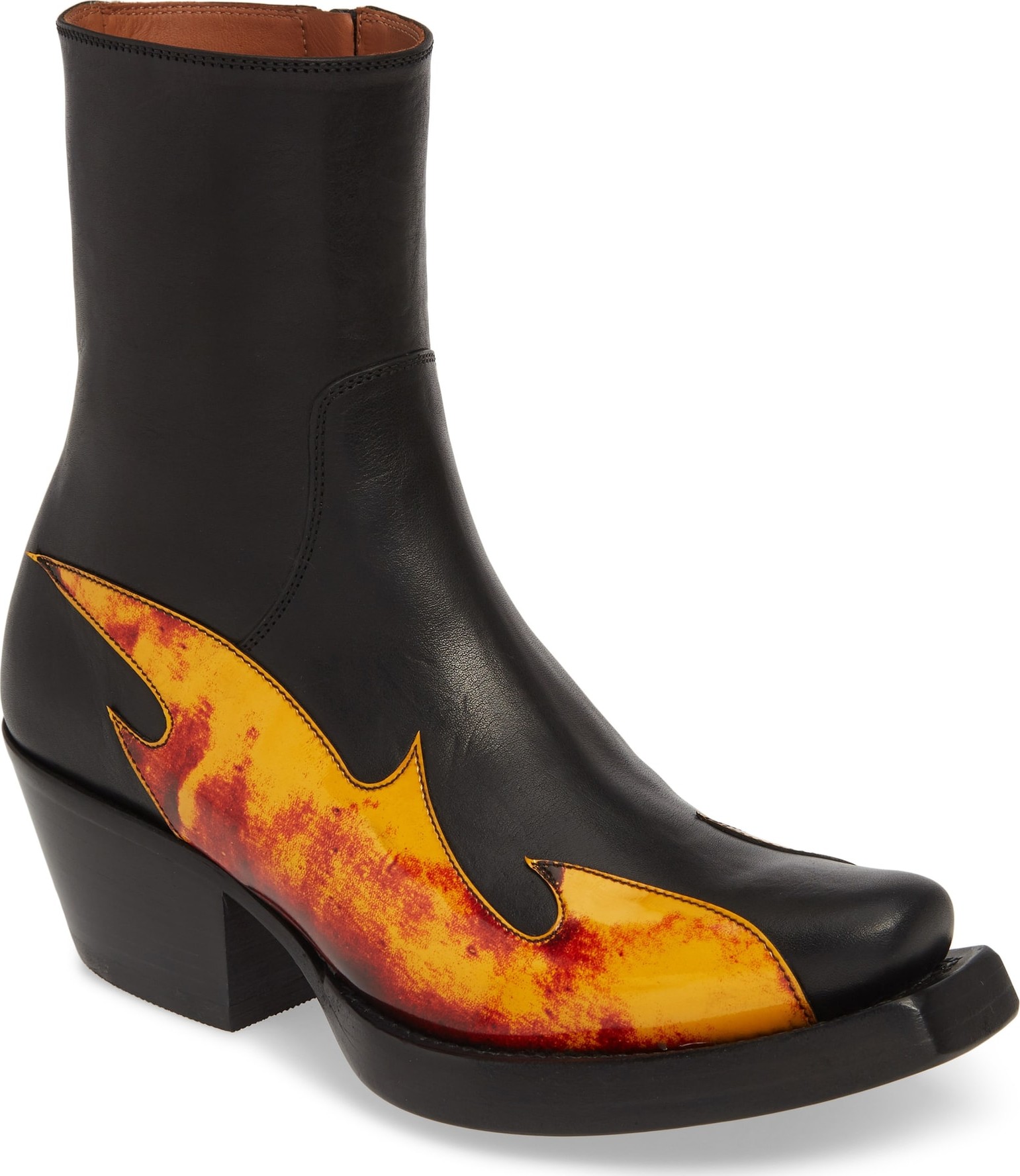 Vetements Flame Cowboy Boot