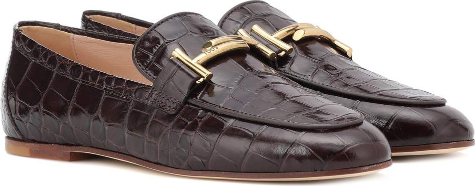 Tod's Double T leather loafers